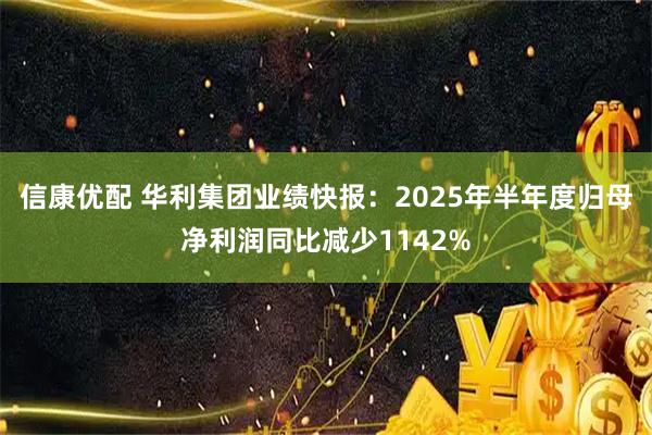 信康优配 华利集团业绩快报：2025年半年度归母净利润同比减少1142%